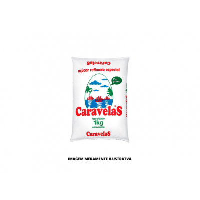 ACUCAR - CARAVELAS - 1Kg REFINADO